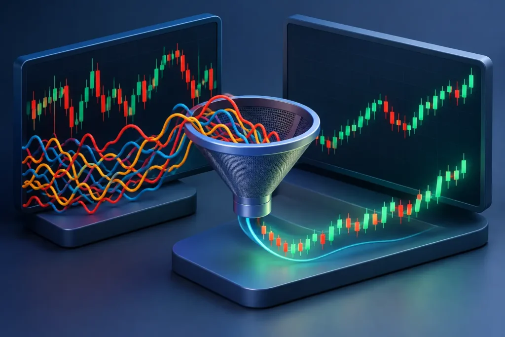 Which Indicator Reduces Noise for NQ and ES?